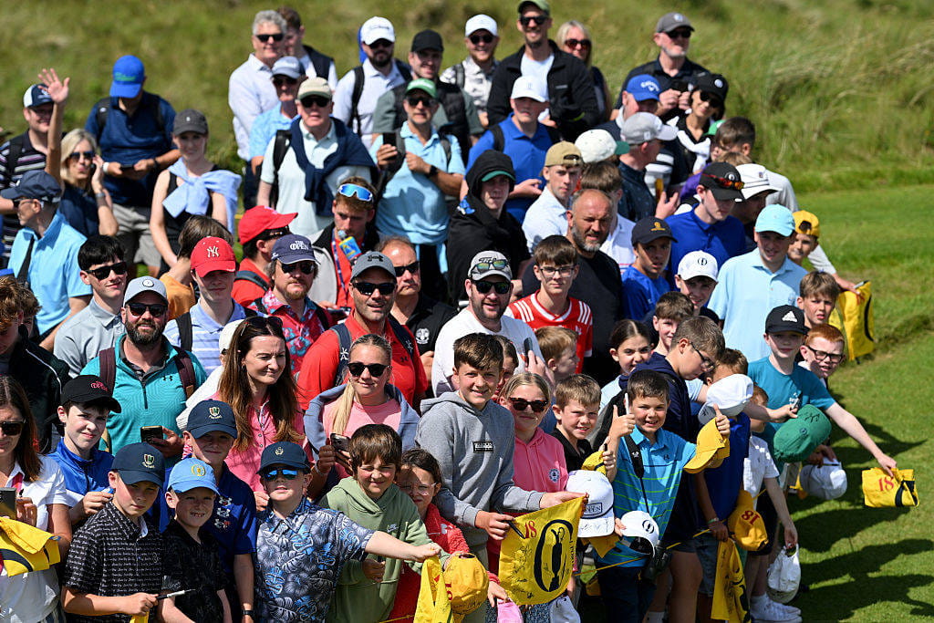 Spectators at Royal Portrush